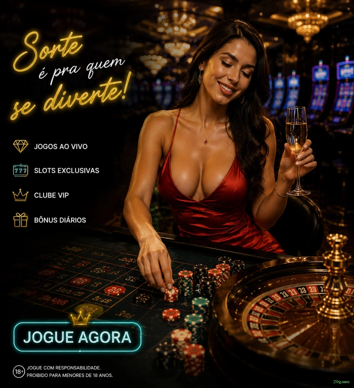 Canal oficial da 20game no Telegram